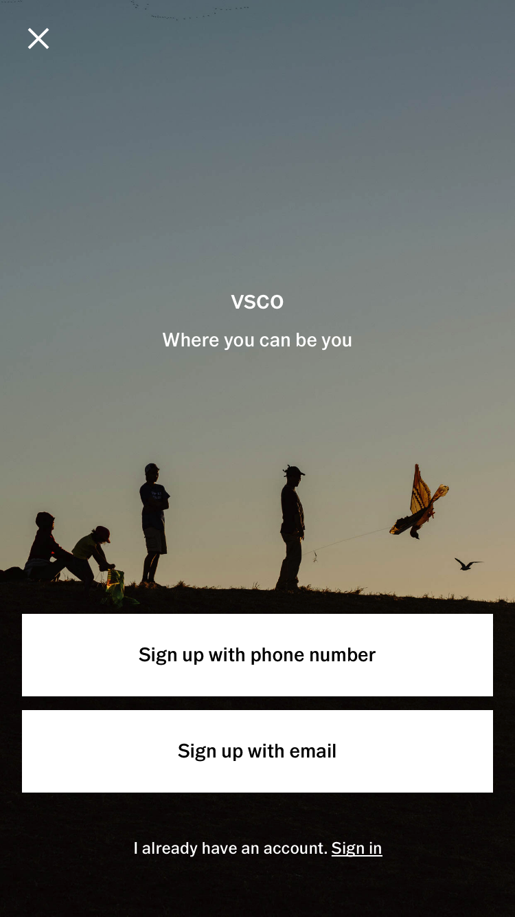 How to Create a VSCO Account VSCO Technical Support