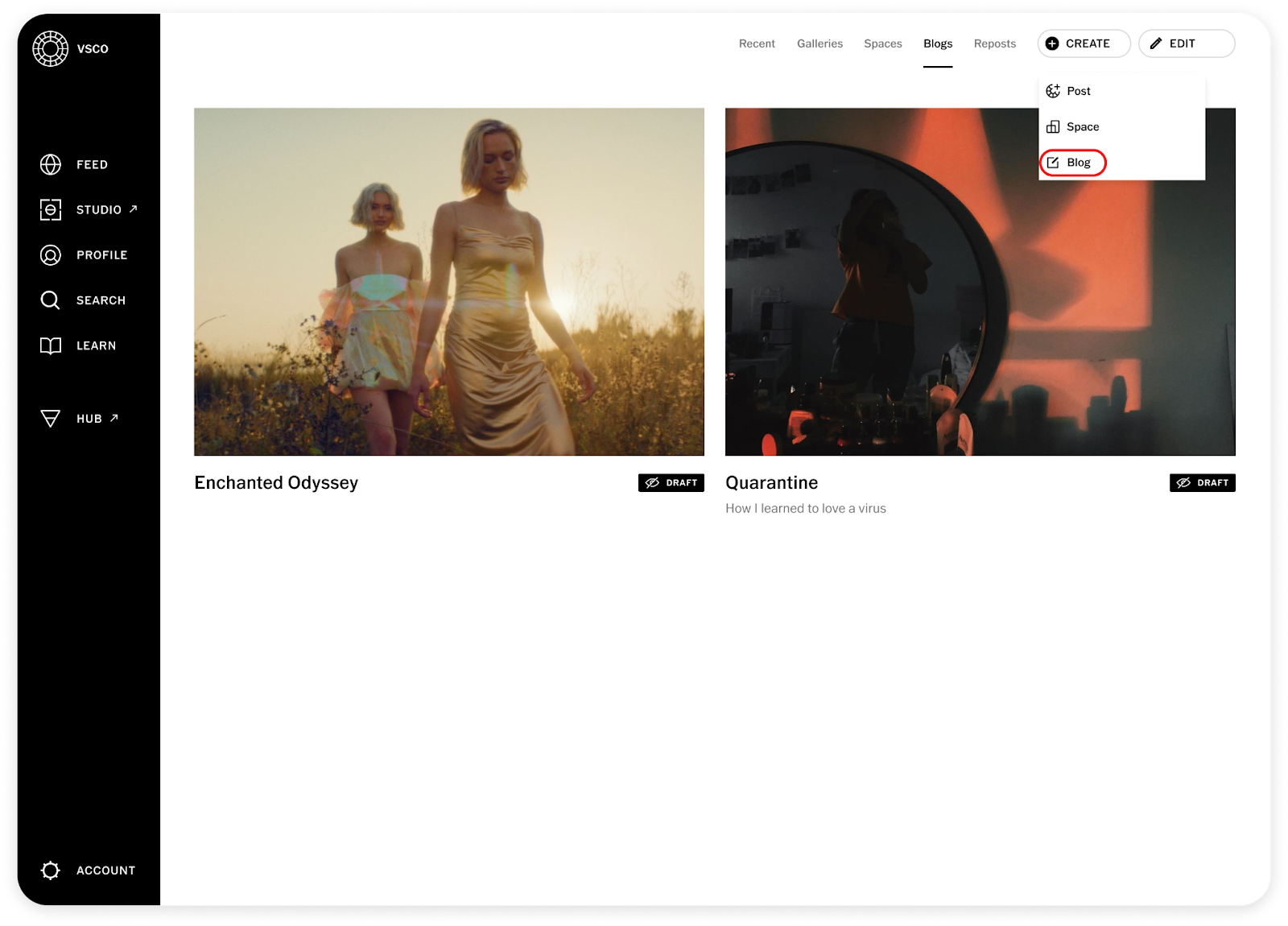 How to Use VSCO Blogs – The VSCO Help Center
