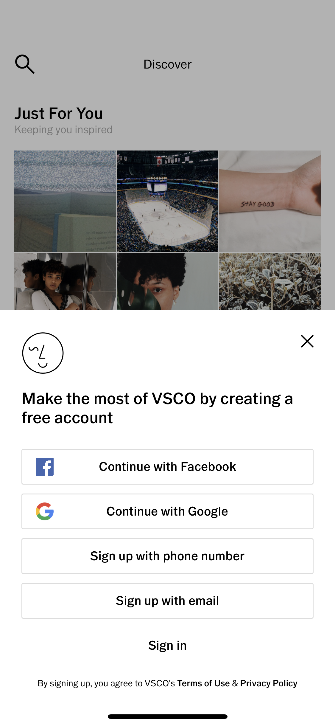 How To Sign In Or Sign Out – The VSCO Help Center